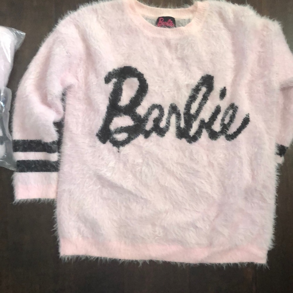 Barbie fuzzy sweater